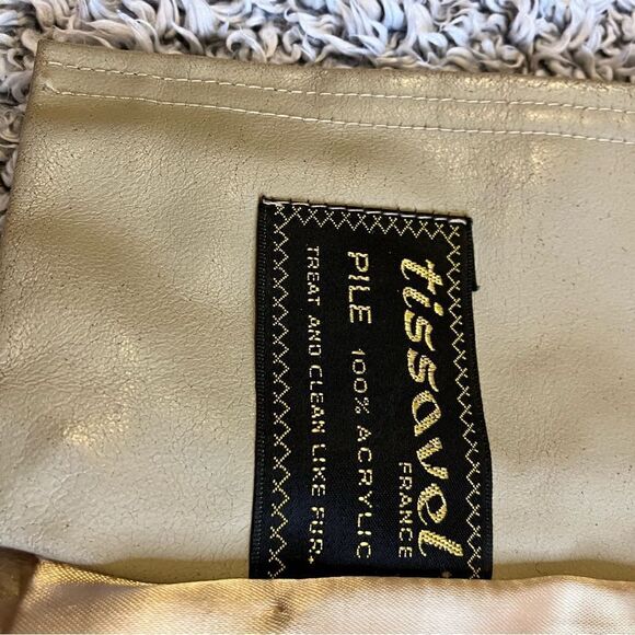 DIAMONTE Tissavel of France 1970’s Vintage Faux Fur Coat Dubrowsky & Joseph - Picture 14 of 16